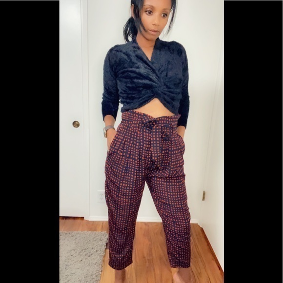 Arc & Co High-Waisted Paperbag Pant size small - Picture 3 of 15